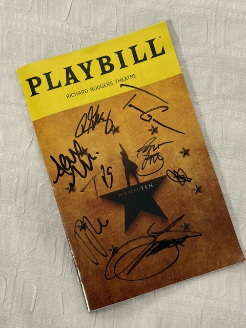 Hamilton Playbill cover