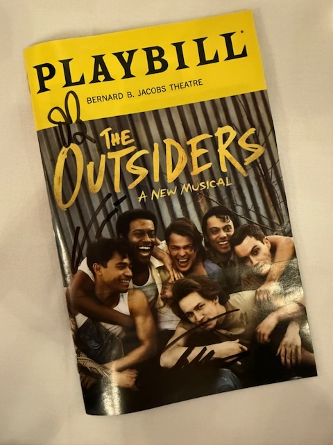 The Outsiders Playbill cover