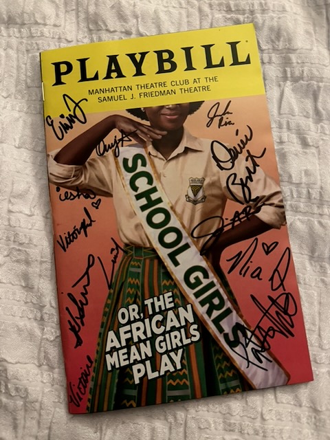 School Girls; or the African Mean Girls Play Playbill cover