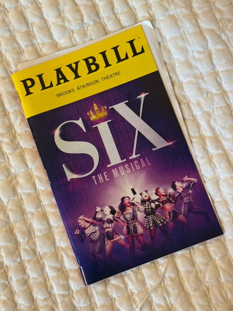 SIX the Musical Playbill cover
